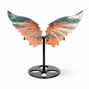 Ocean Jasper Butterfly with Stand